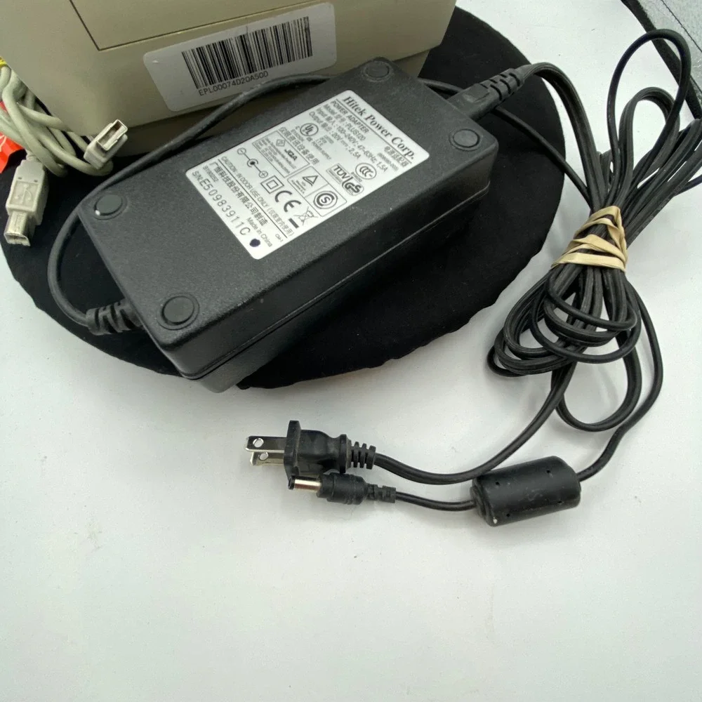 Zebra LP 2844 Thermal Label Printer Desktop Shipping Barcode Beige 120563 *Read